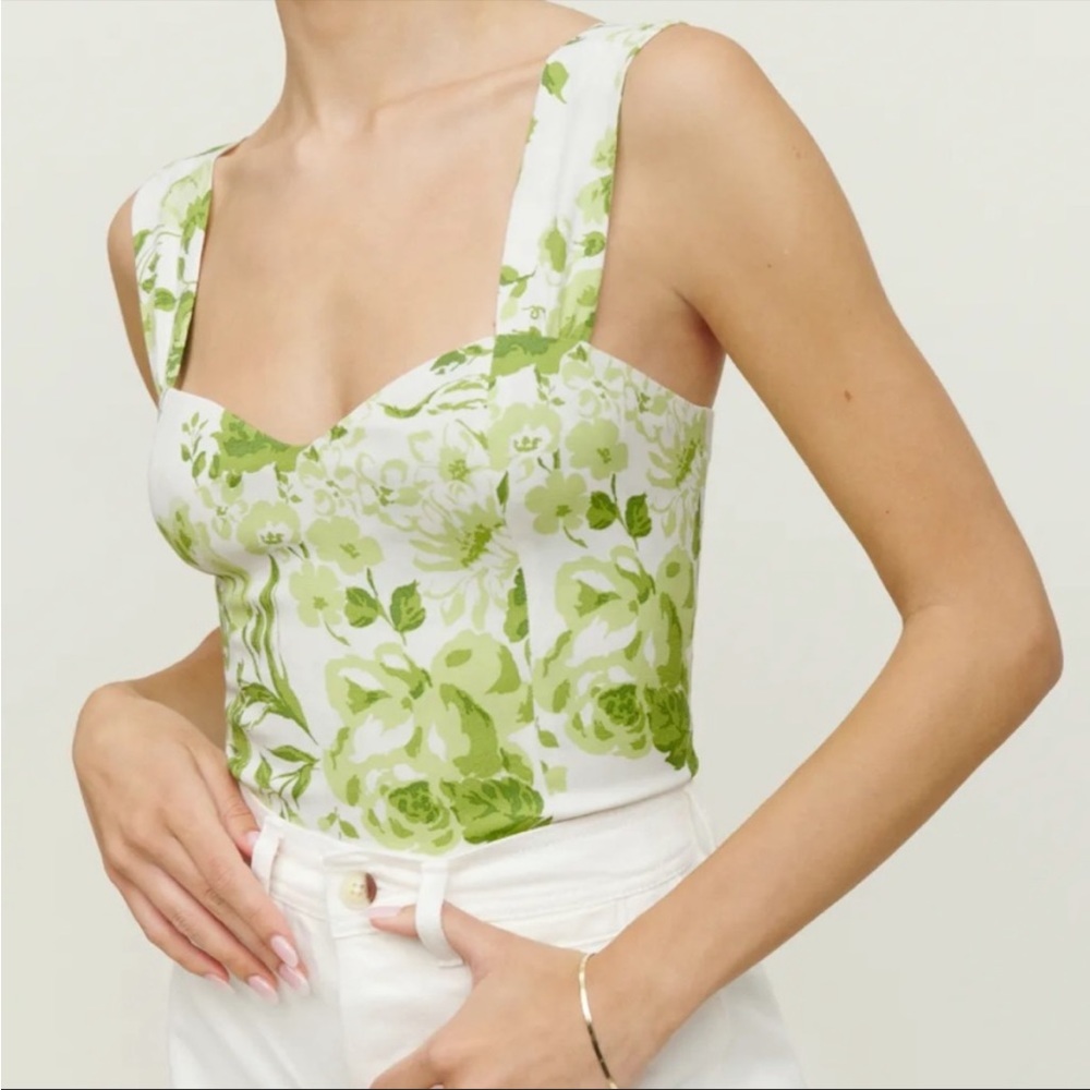 Reformation hester floral top